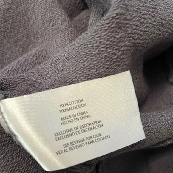 Wildfox I Wish It Was Saturday Grey Sweatshirt Heart Graphic 💔 Size Large - Picture 10 of 10